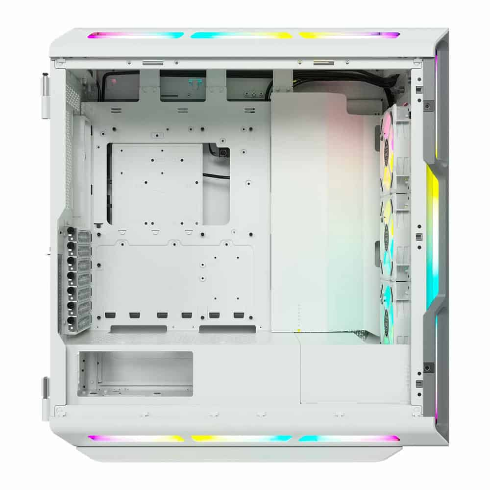 (image for) Corsair iCUE 5000T RGB White Mid Tower Tempered Glass PC Gaming Case